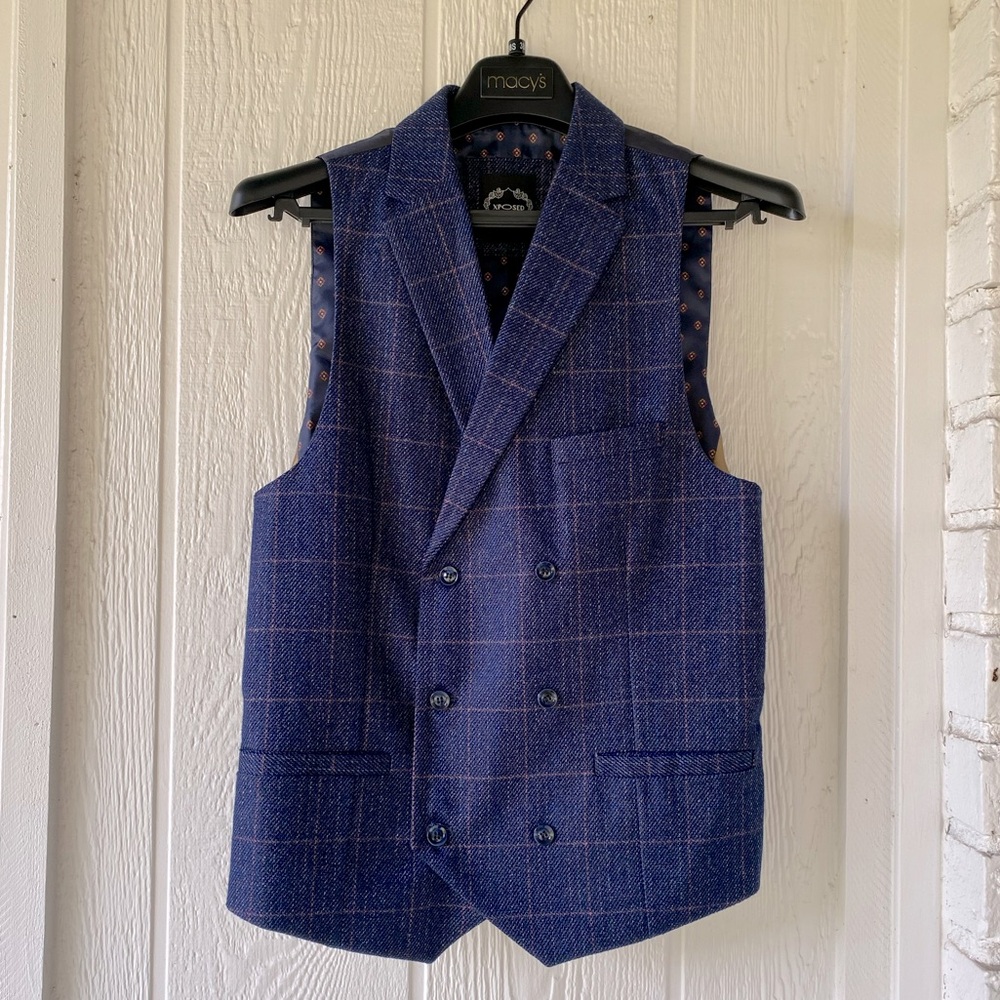 Xposed London double breasted vintage style vest